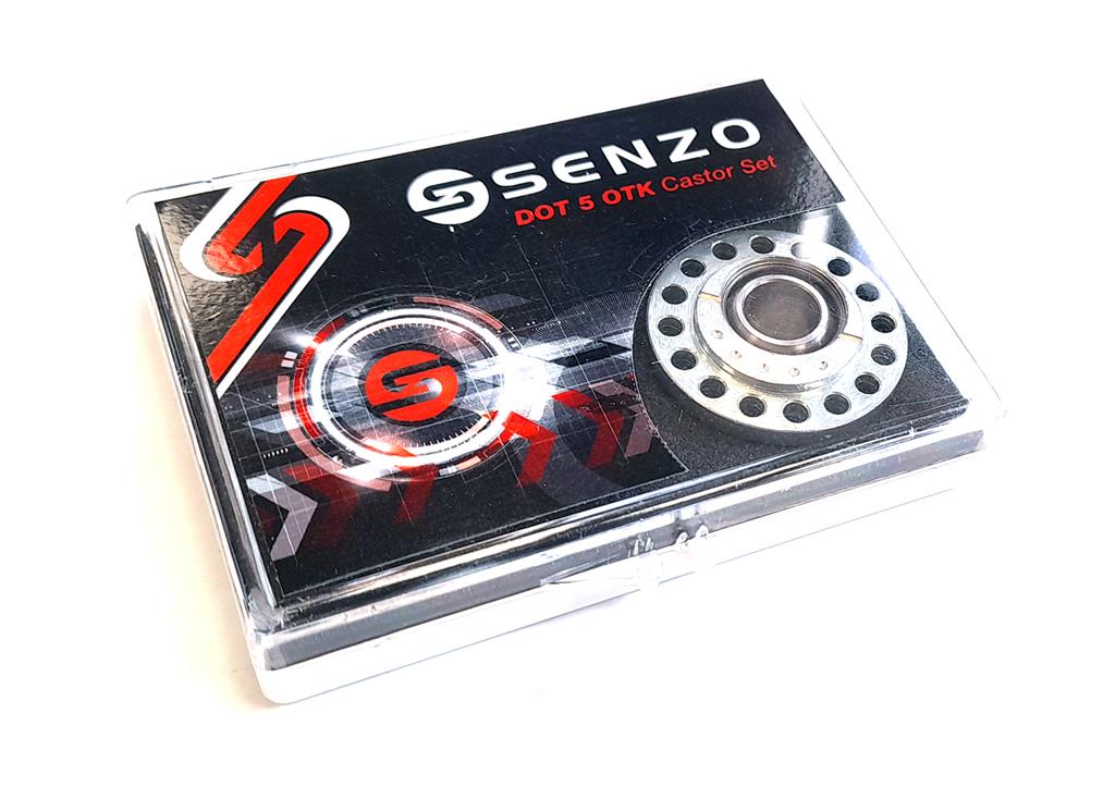 Senzo OTK Castor Adjuster Pair & Covers 8mm/10mm